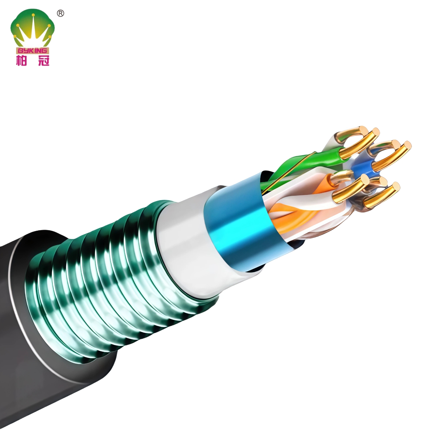 OSP CABLE CAT5/6/7 铠装超五/六/七类网络电缆